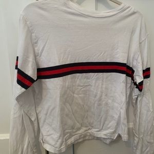 John Galt white long sleeved top